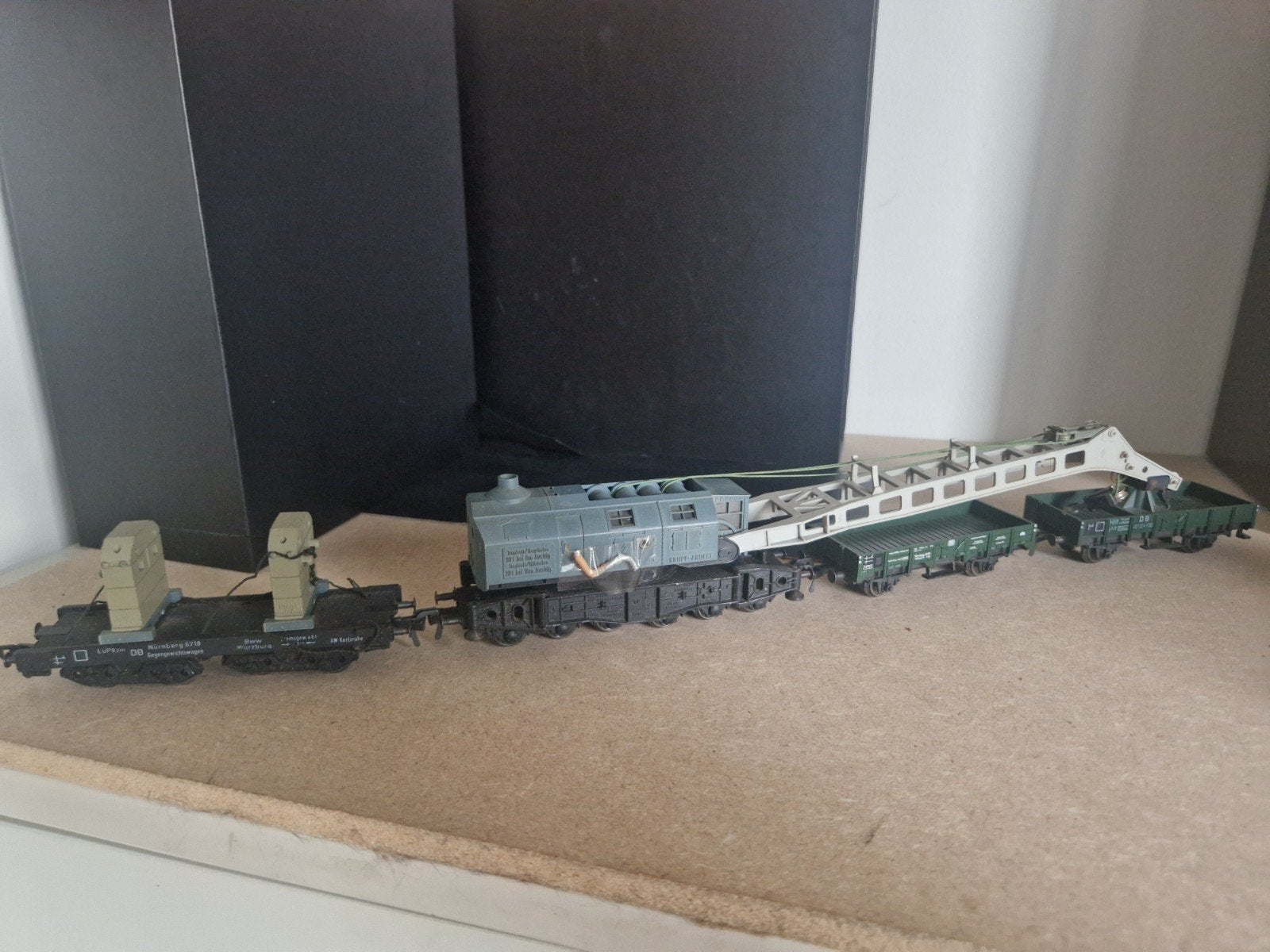 Fleischmann Kraanwagon met begeleidende wagons, Ophalen of Verzenden
