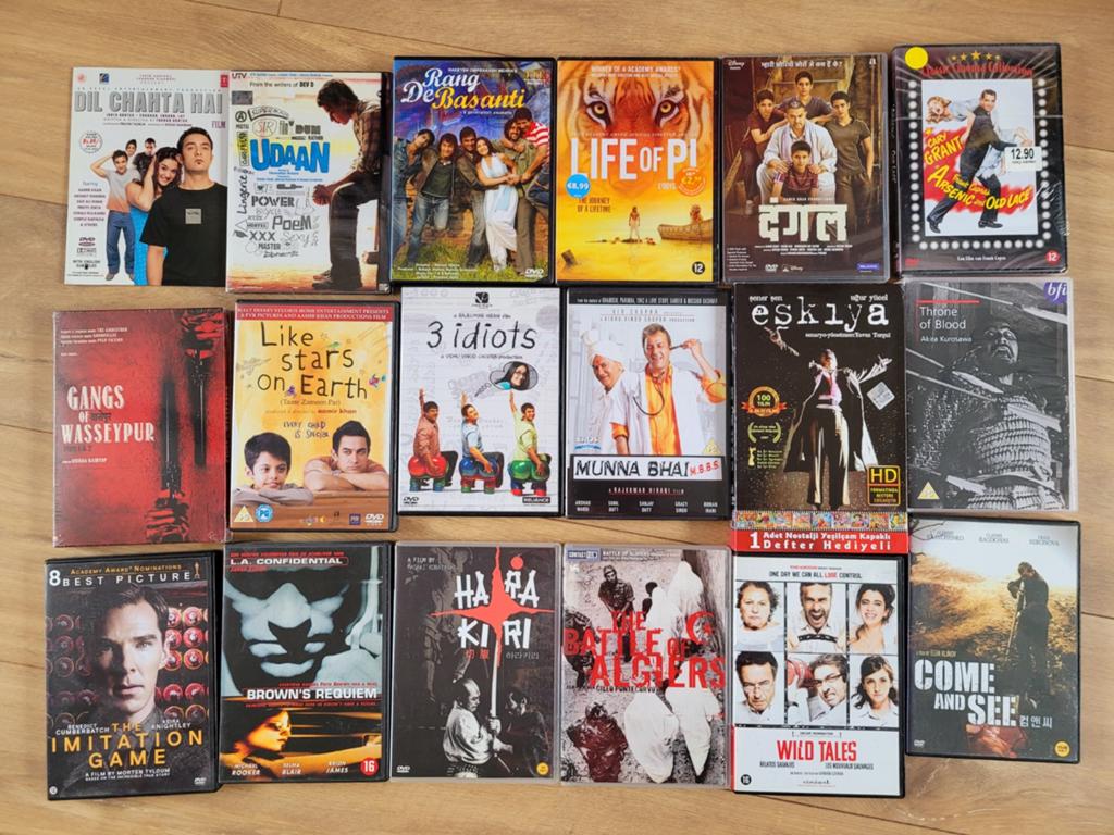 34 x dvd uit de imbd top 250, Alle leeftijden, Ophalen of Verzenden, Gebruikt