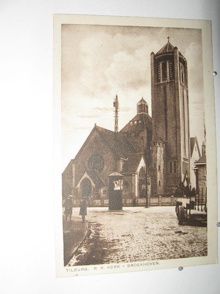 9720 Tilburg, RK kerk Broekhoven 1933, Verzenden, 1920 tot 1940, Noord-Brabant