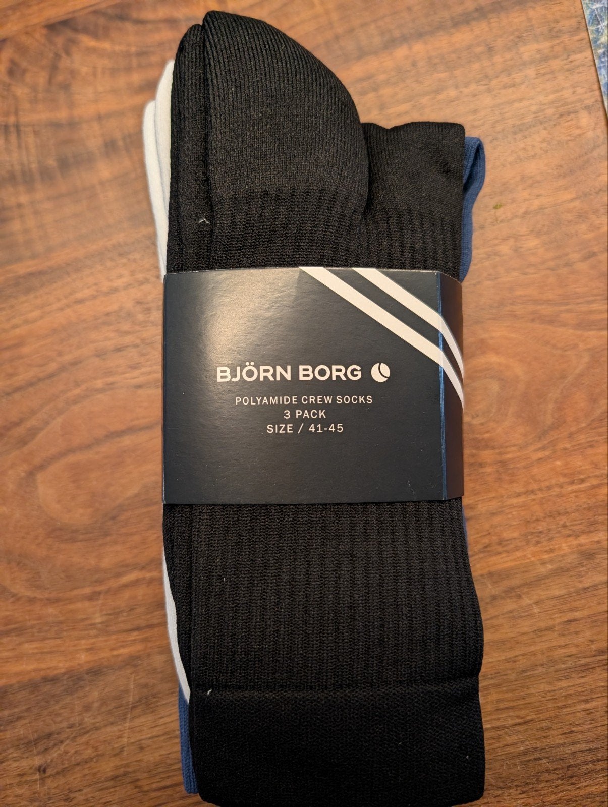 Björn Borg sokken 3-pack maat 41-45 zwart/wit/blauw NIEUW, Kleding | Heren, Ophalen of Verzenden, Nieuw, Maat 39 t/m 42, Wit