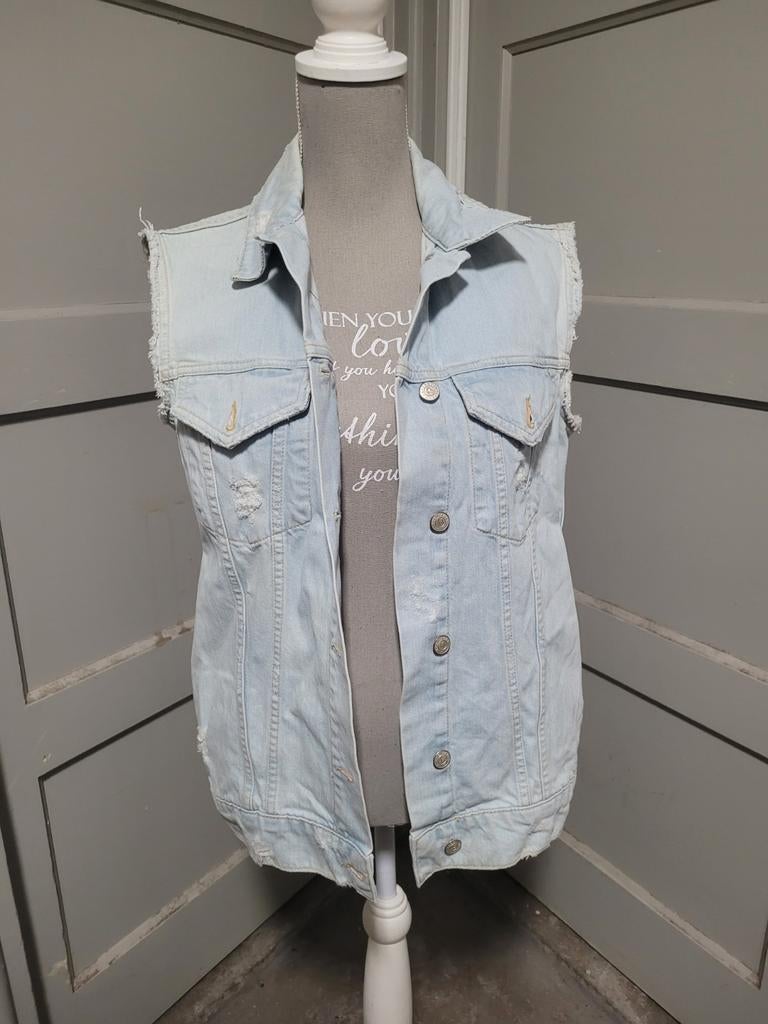 Stoer spijkergilet van Alix The Label, Blauw, Ophalen of Verzenden, Zo goed als nieuw, Maat 36 (S)