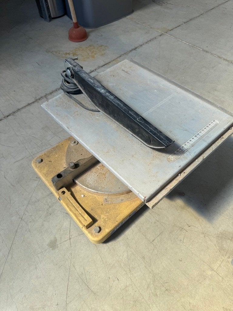 Scheppach TKG 250 elektrische tegelzaag, Ophalen, Minder dan 30 mm, Gebruikt, Overige typen