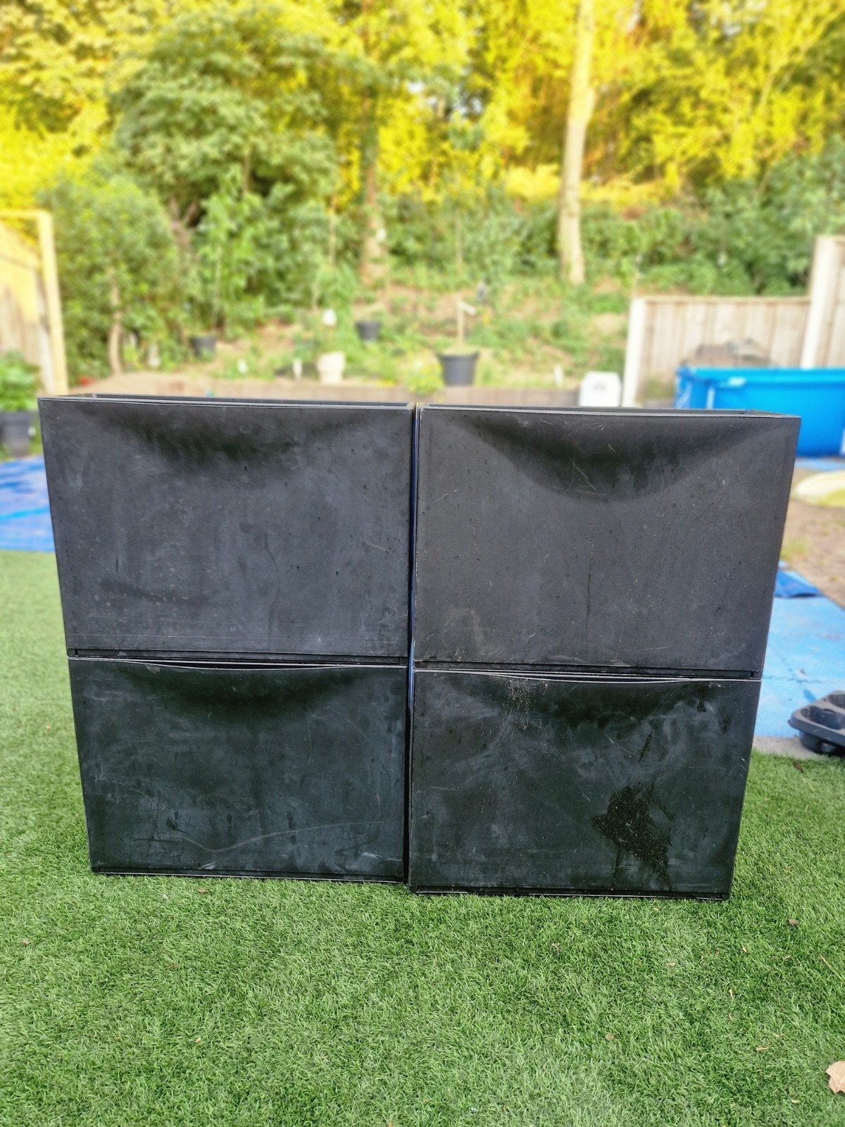 IKEA TRONES Schoenenkast/opberger, zwart, 52x18x39 cm (4 st., Ophalen of Verzenden, Gebruikt