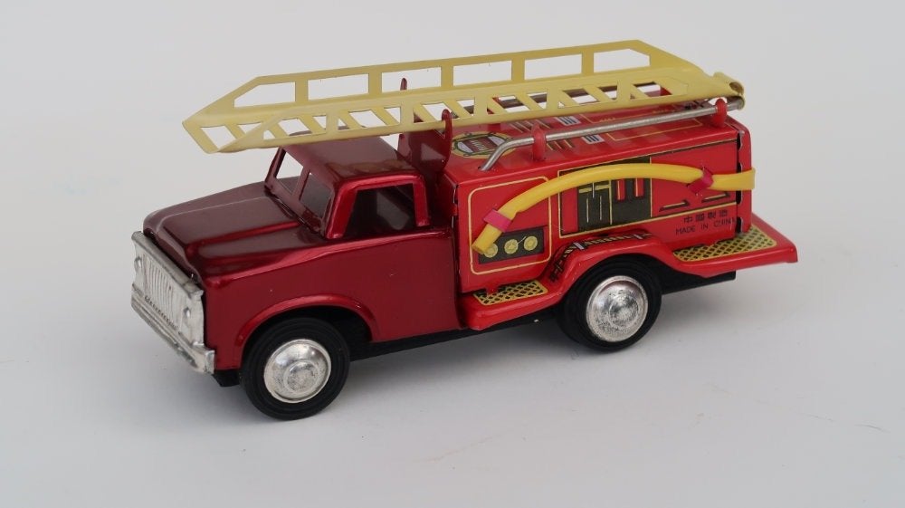 blikkenspeelgoed brandweerauto, Ophalen of Verzenden