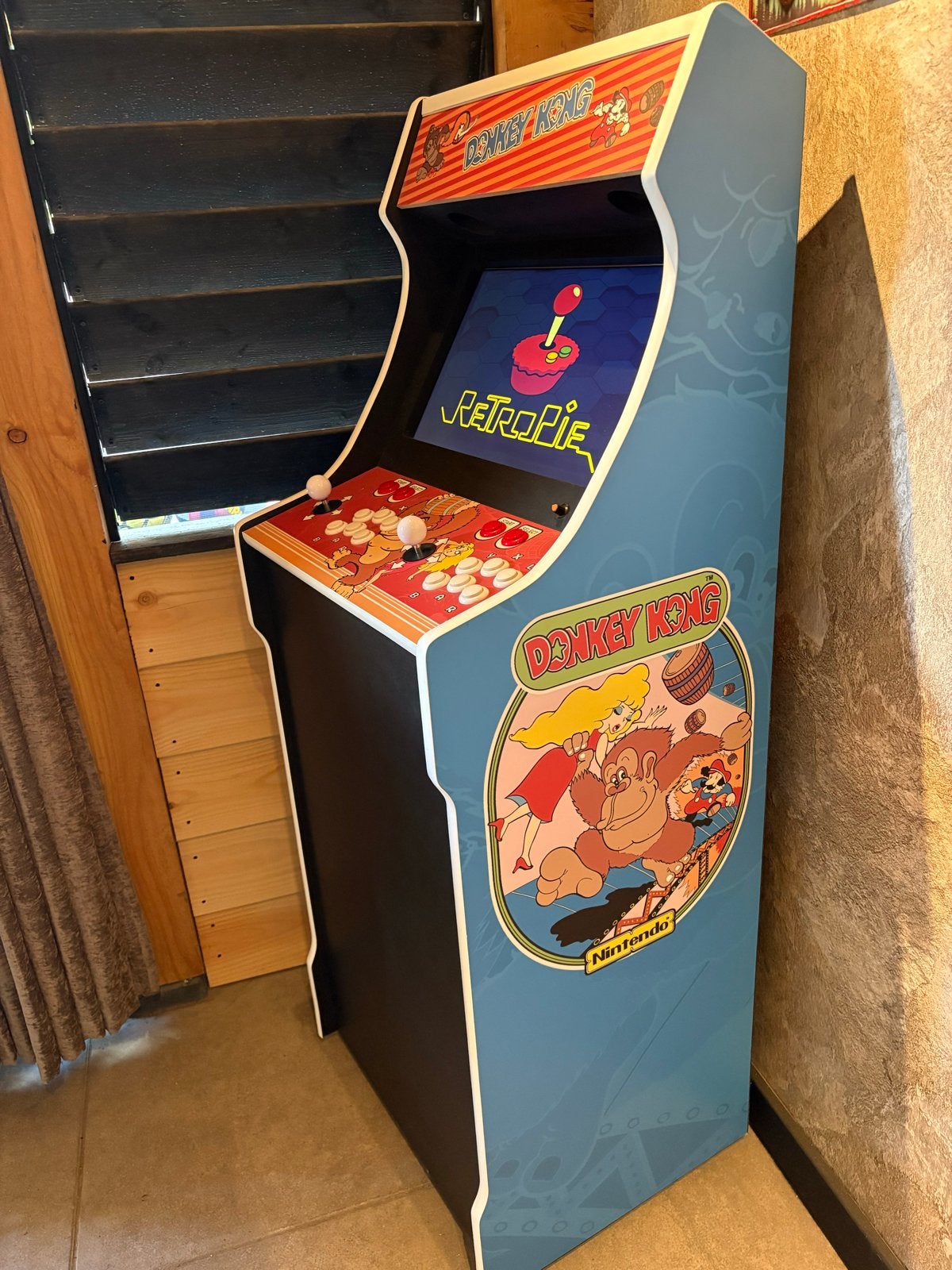 Donkey Kong Arcade Kast - Retro Gaming Speelautomaat, Ophalen of Verzenden, Nintendo, Gebruikt