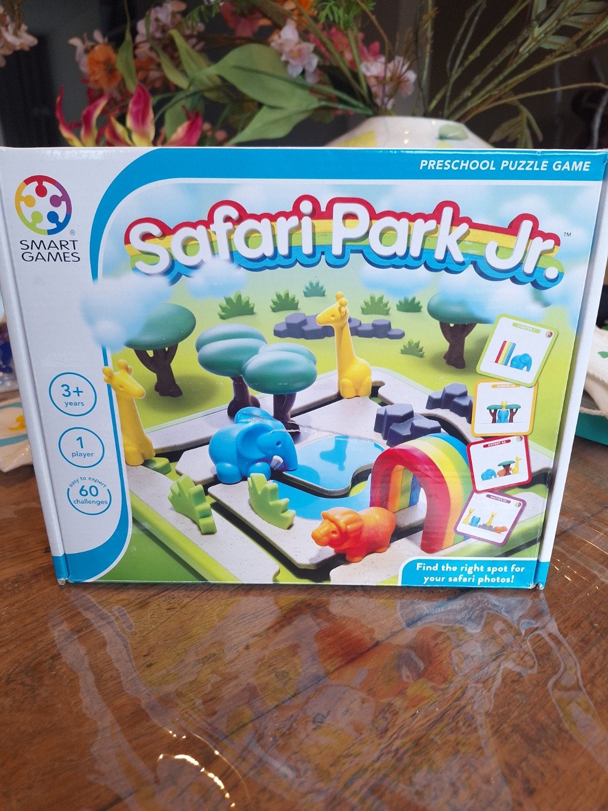 SmartGames Safari Park Jr. Puzzelspel voor kleuters, Ophalen of Verzenden, Minder dan 10 stukjes, Zo goed als nieuw, 2 tot 4 jaar