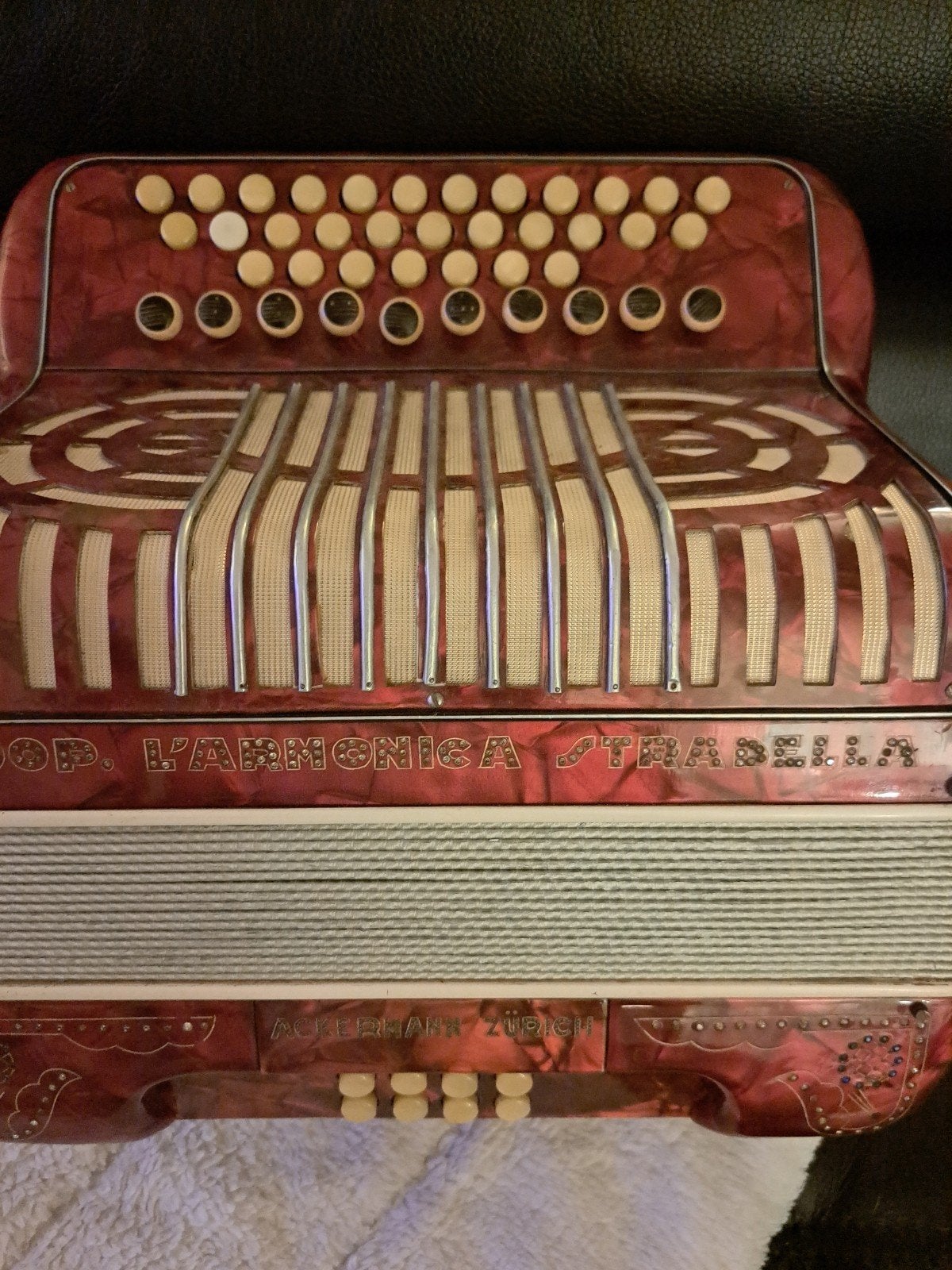 diatonische accordeon speelt  super mooi, Ophalen, Zo goed als nieuw, Overige merken