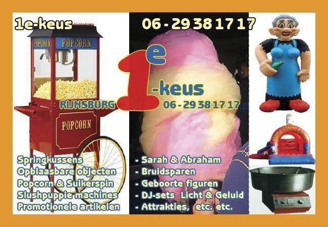 POPCORNmachine\'s incl ingredienten, huur goedkoop, Ophalen, Zo goed als nieuw, Overige