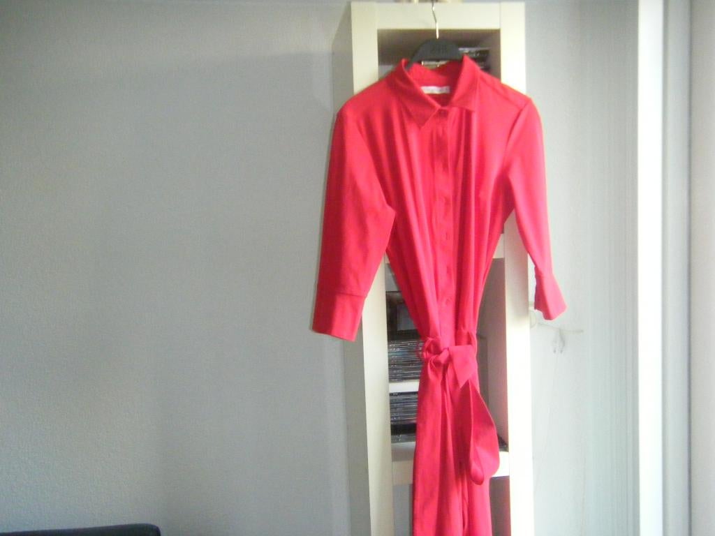 studio anneloes jumpsuit travelstof, Kleding | Dames, Jumpsuits, Ophalen of Verzenden, Gedragen, Maat 38/40 (M), Rood