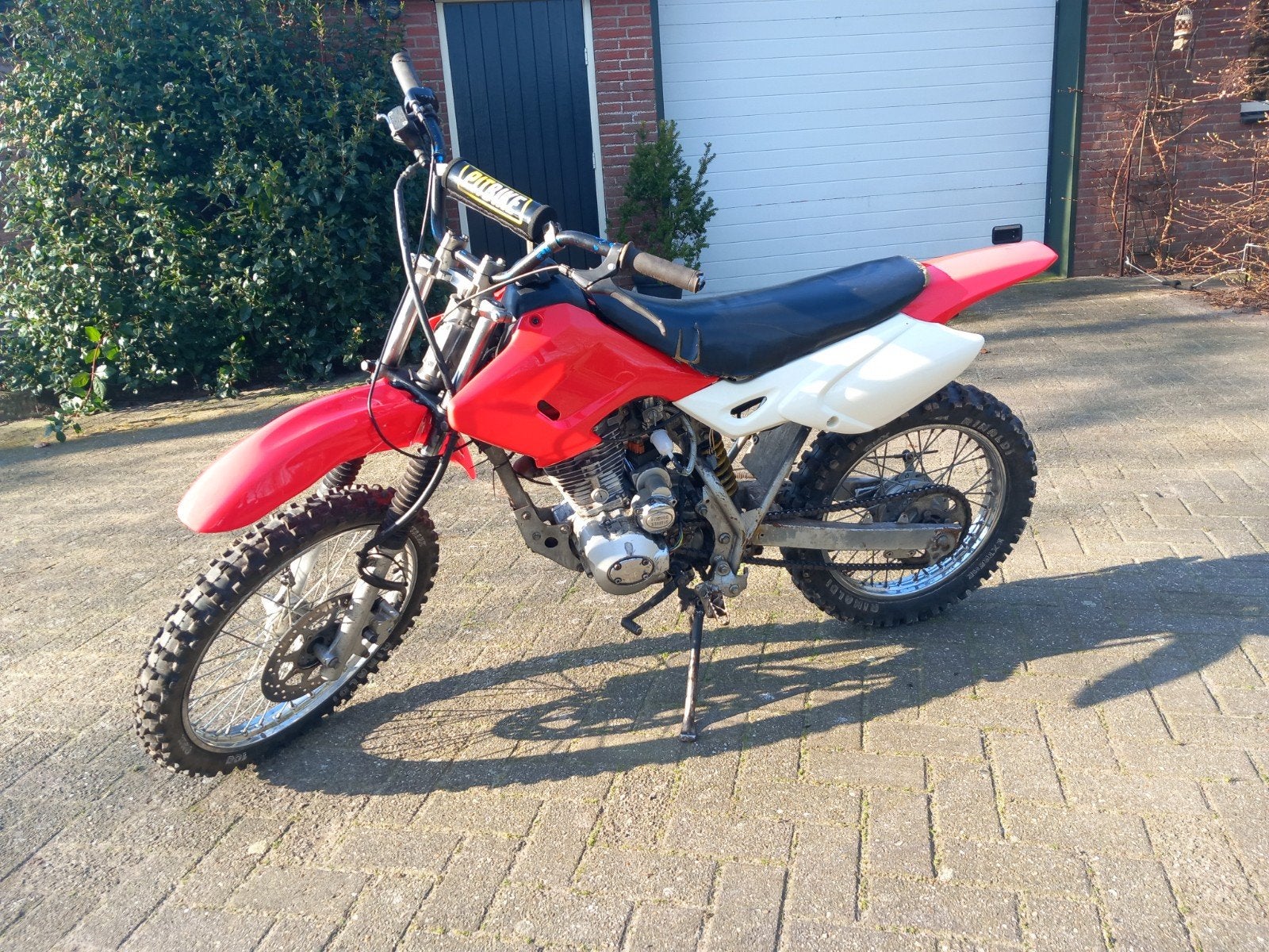 Shineray 125cc pitbike, Ophalen