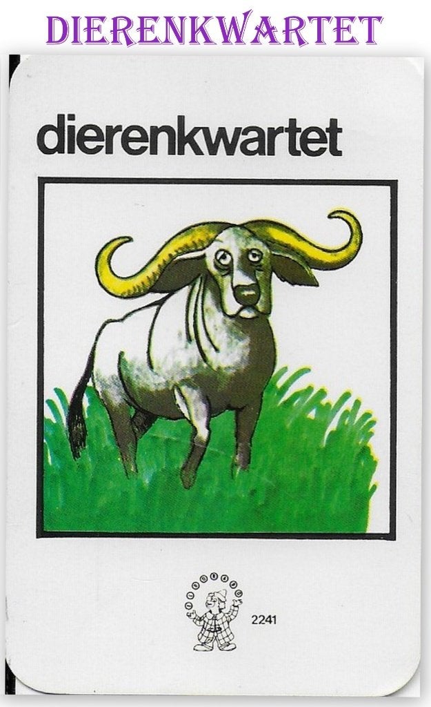 Dieren kwartet spel ., Ophalen of Verzenden, Zo goed als nieuw, Kwartet(ten)