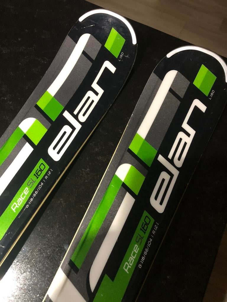 Heren ski’s Elan RaceSL160 model M64, Overige merken, 160 tot 180 cm, Gebruikt, Ophalen of Verzenden