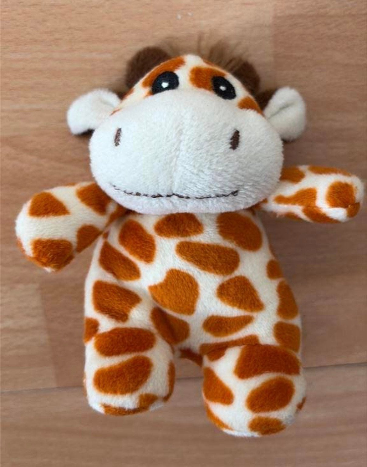 2 leuke kleine knuffeltjes. Giraf en aap, Overige merken, Overige karakters, Ophalen of Verzenden, Zo goed als nieuw