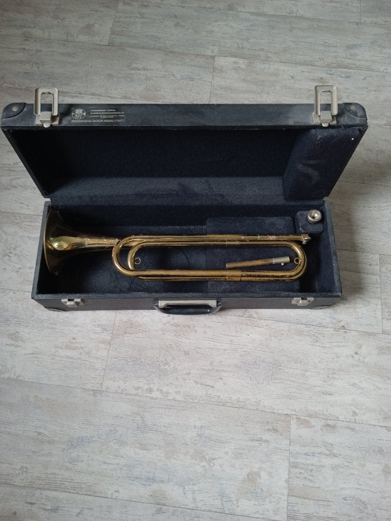Te koop klaroen, Ophalen, Gebruikt, Overige typen, Met koffer