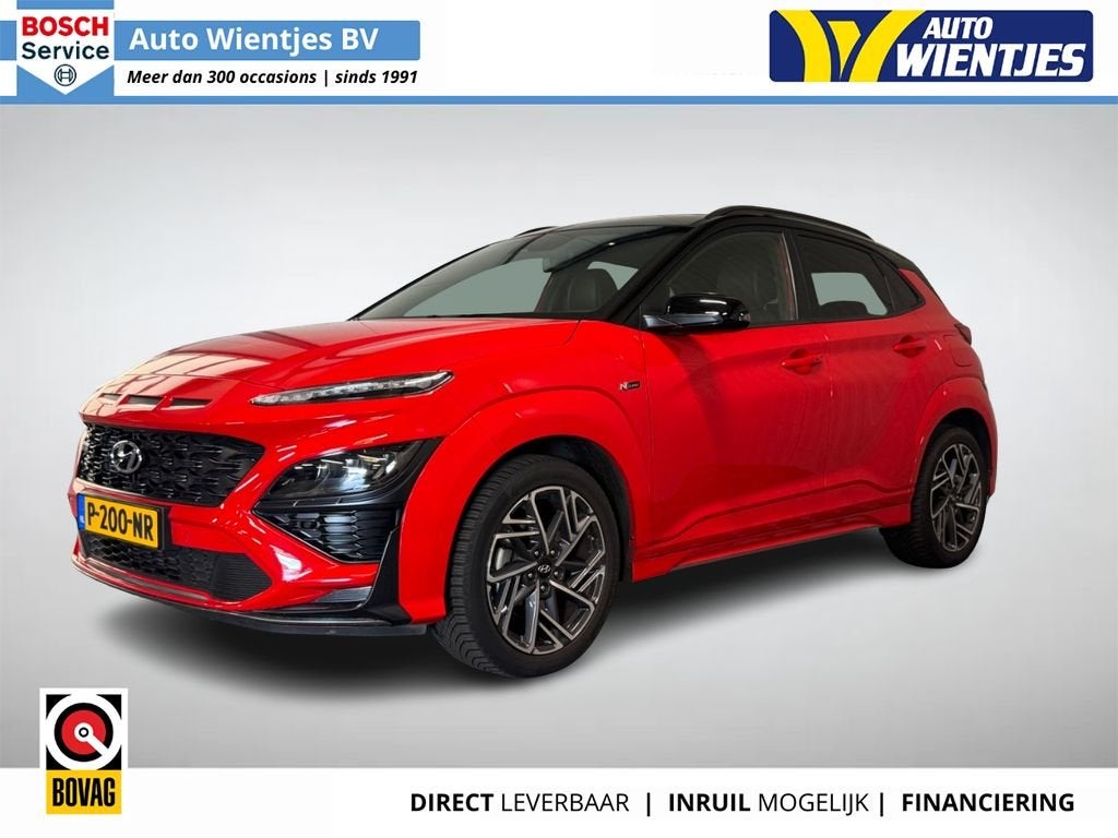 Hyundai Kona 1.0 T-GDI | N Line | Navi | Camera | Leer Alcan, Auto's, Hyundai, Gebruikt, Euro 6, 3 cilinders, SUV of Terreinwagen