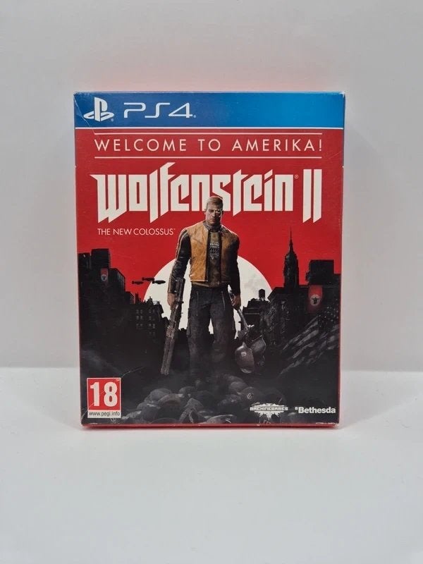 Wolfenstein II The New Colossus PS4 NIEUW!, Spelcomputers en Games, Sony City 1-7-1 Konan, Minato-ku Tokyo 108-0075 Japan, support@playstation.com,