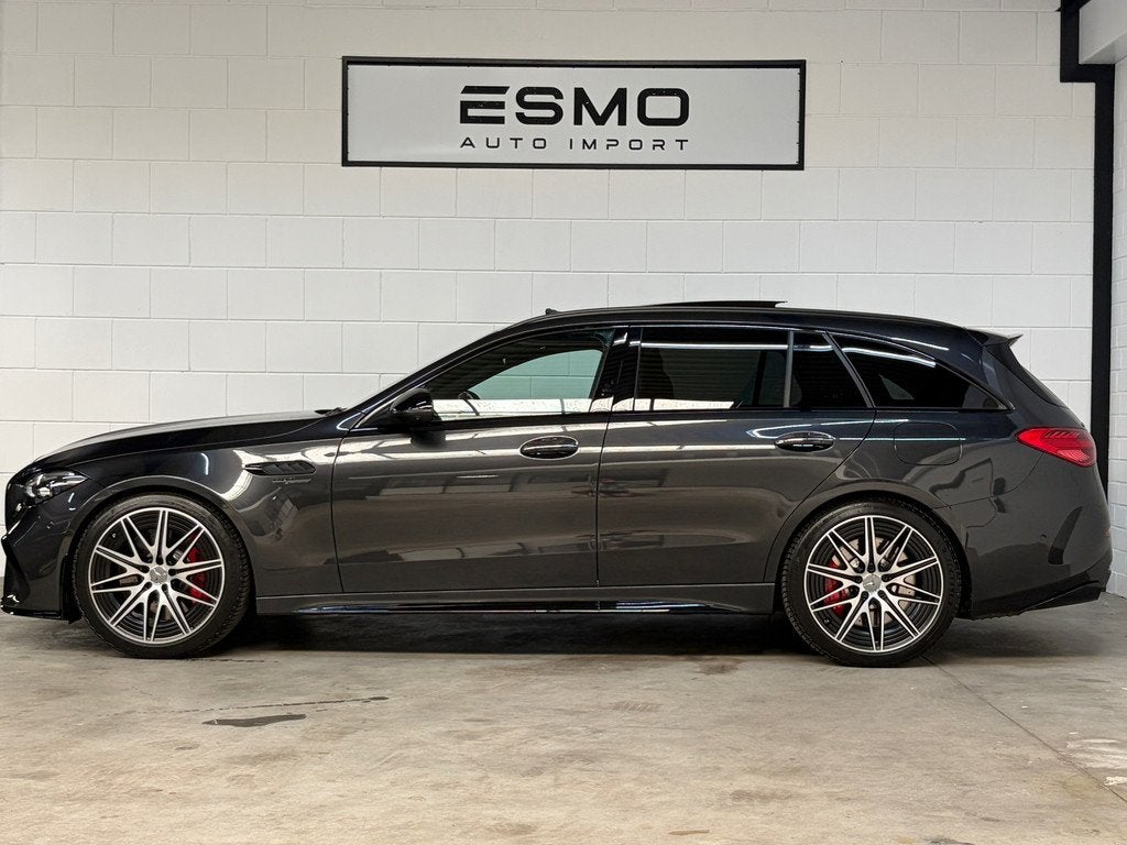 Mercedes-Benz C-klasse Estate AMG 63 S E Performance Night E, Auto's, Automatische klimaatregeling, Gebruikt, Zwart, 4 cilinders