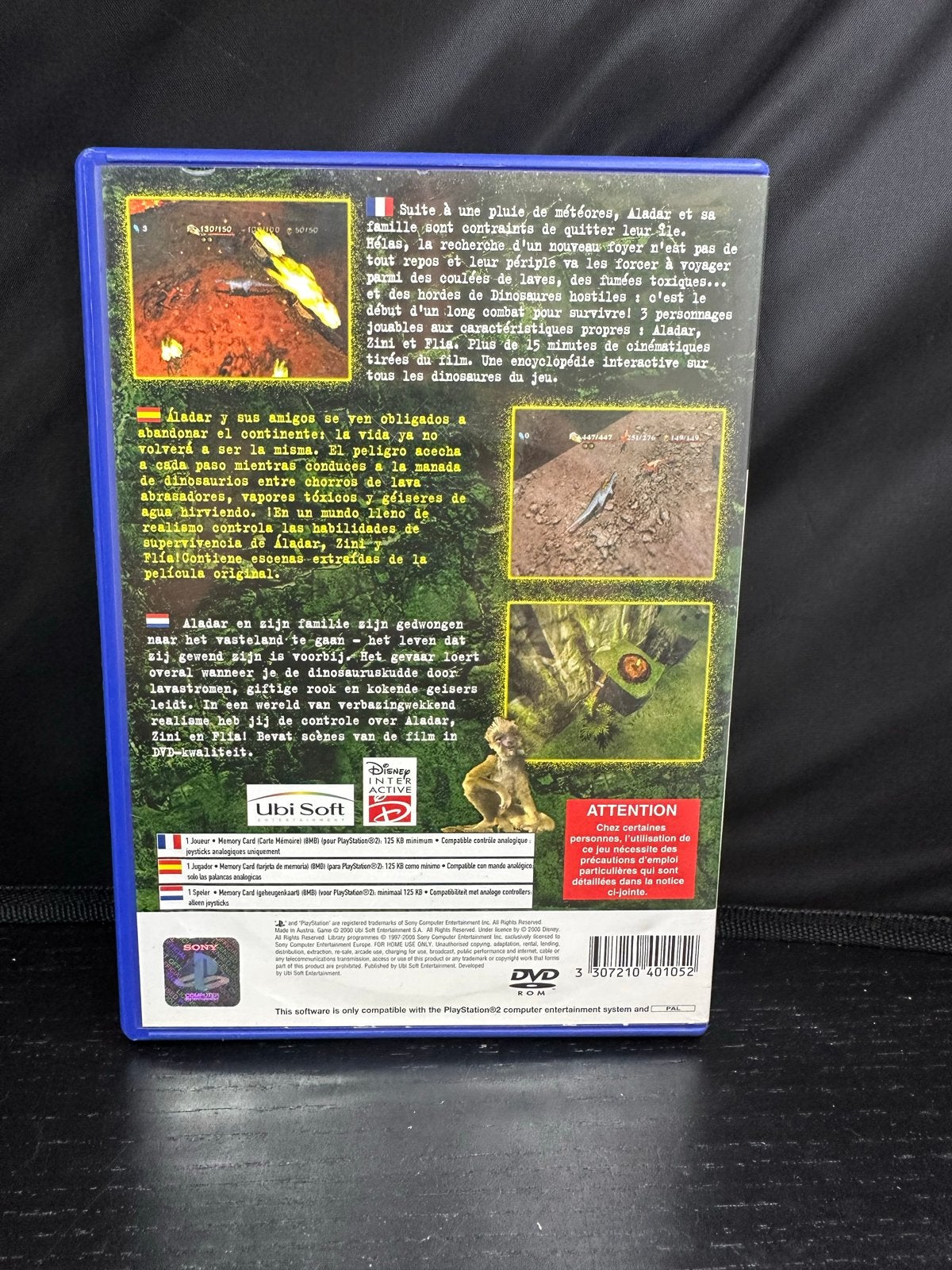 Disney's Dinosaur PS2 - Avontuurlijk Spel voor Jong en Oud, B, Verzenden, 1 speler, Zo goed als nieuw