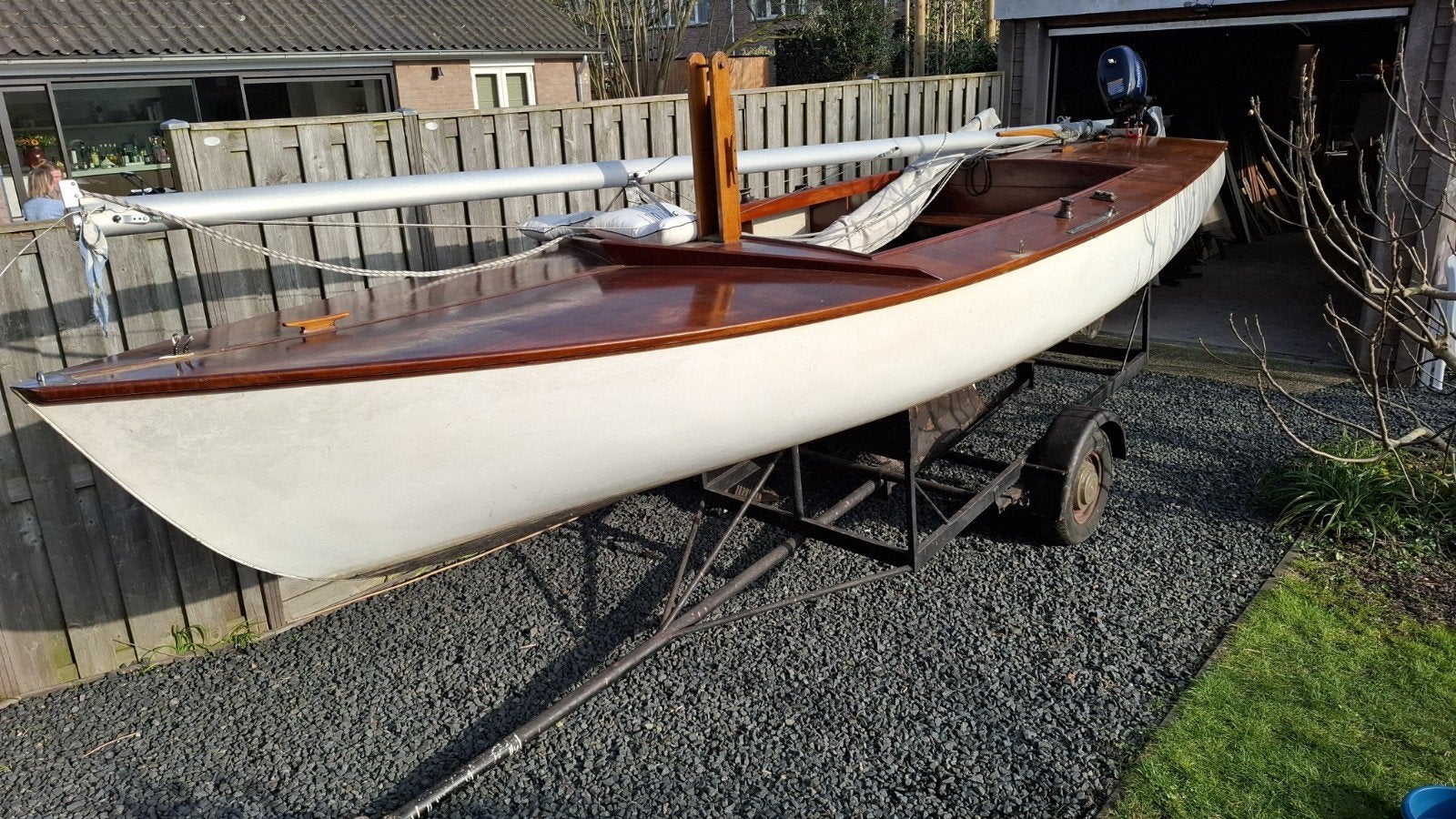 Flytour Zeilboot 7m + Trailer en toebehoren- compleet pakket, Ophalen, Zo goed als nieuw, 6 meter of meer