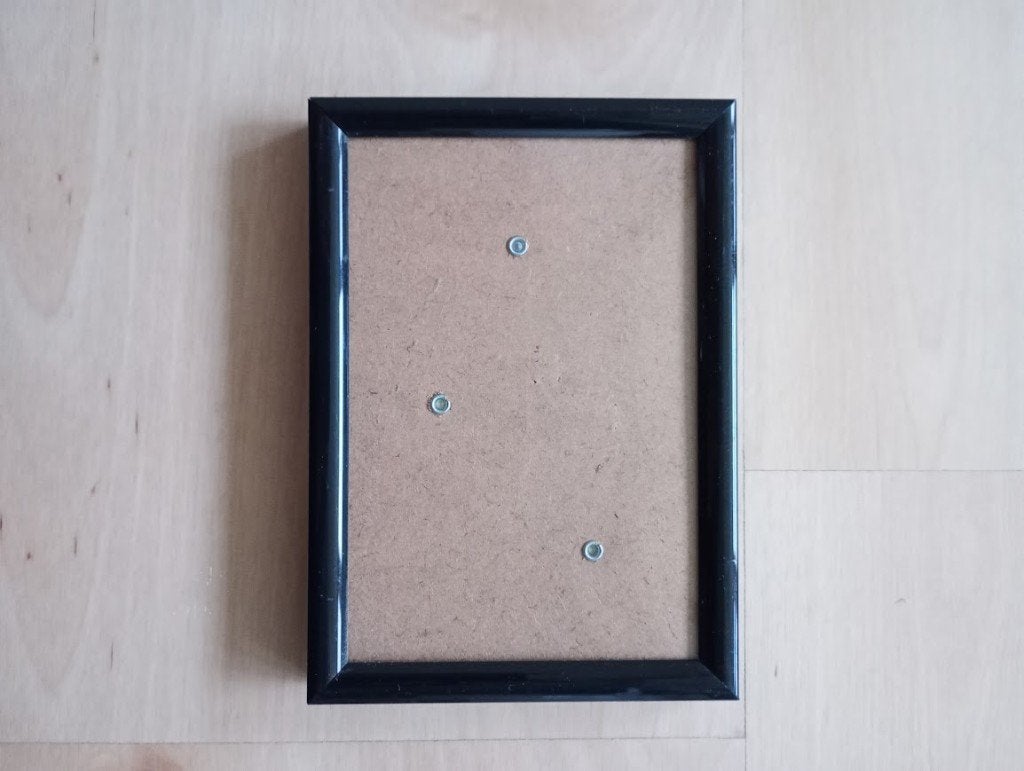 zwart fotolijstje, fotolijst 14x10 voor een foto van 9x13, Ophalen of Verzenden