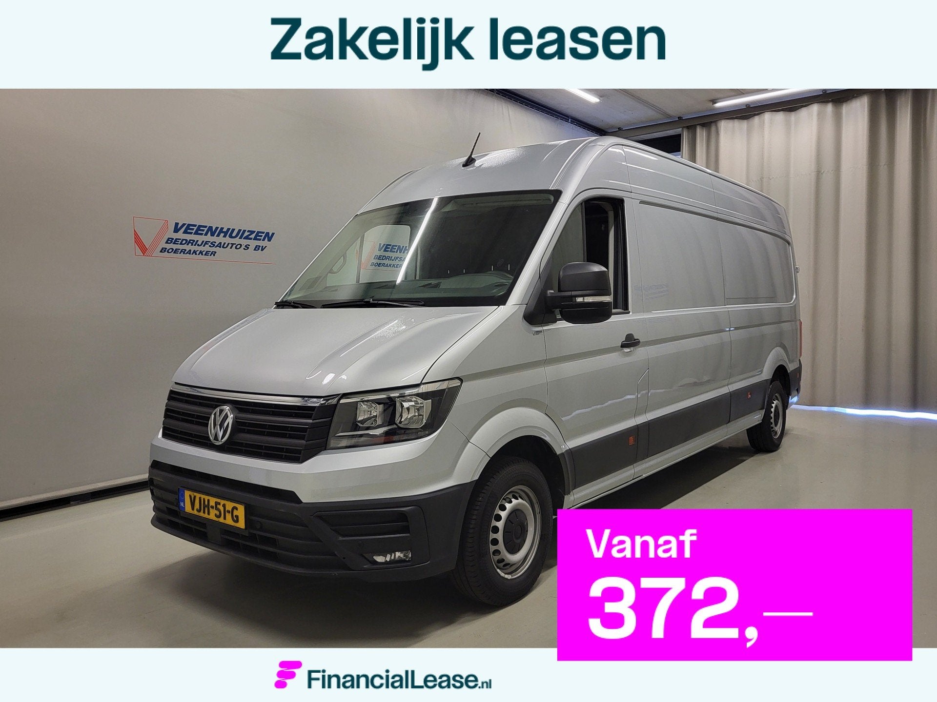 Volkswagen Crafter 2.0TDI 140pk L4/H3 3000kg Trekgewicht Eur, Gebruikt, Euro 6, 4 cilinders, Volkswagen