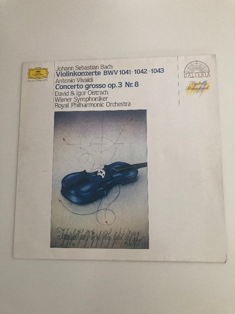 Bach & Vivaldi Vioolconcerten LP - His Master's Voice, LP, Gebruikt, Soloconcert, Ophalen of Verzenden