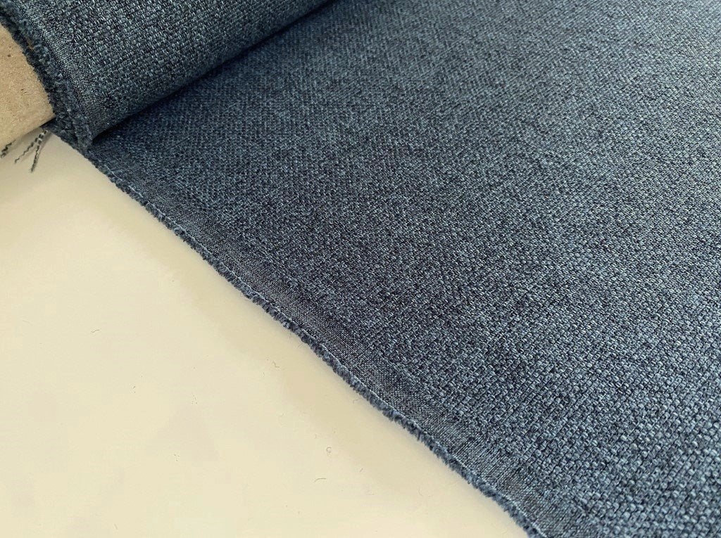 Gabriel Medley 66010; blauw gemêleerd; 2,26 meter meubelstof, Blauw, 120 cm of meer, Ophalen of Verzenden, Polyester