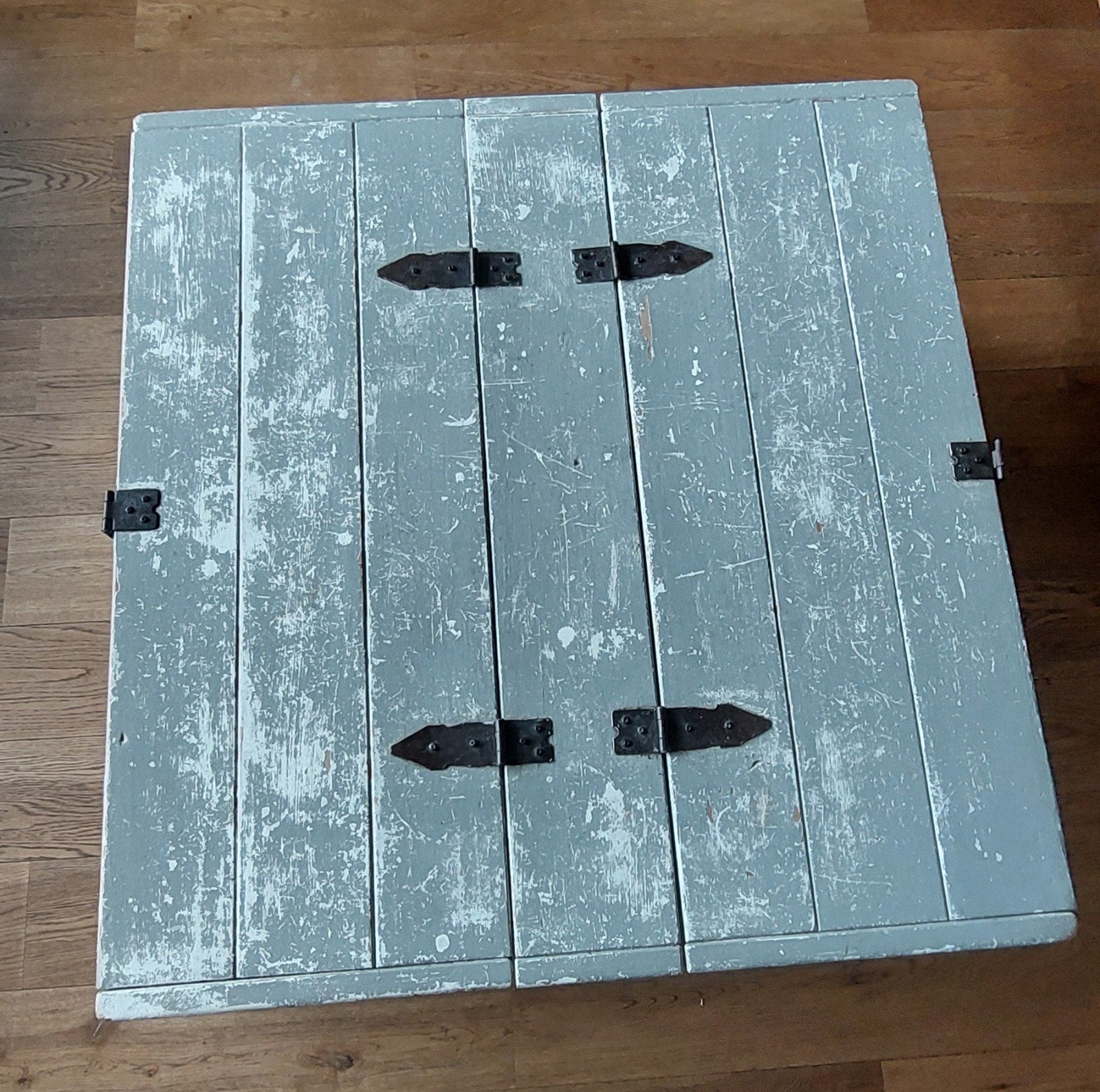 Kist/salontafel met opbergruimte, Ophalen, Gebruikt, 50 tot 100 cm, 50 tot 100 cm