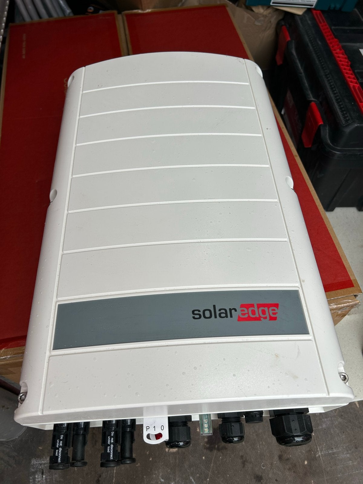 SolarEdge SE10K 3- fasen omvormer - Ideaal voor accu, Ophalen of Verzenden, Gebruikt, Overige typen, 200 wattpiek of meer