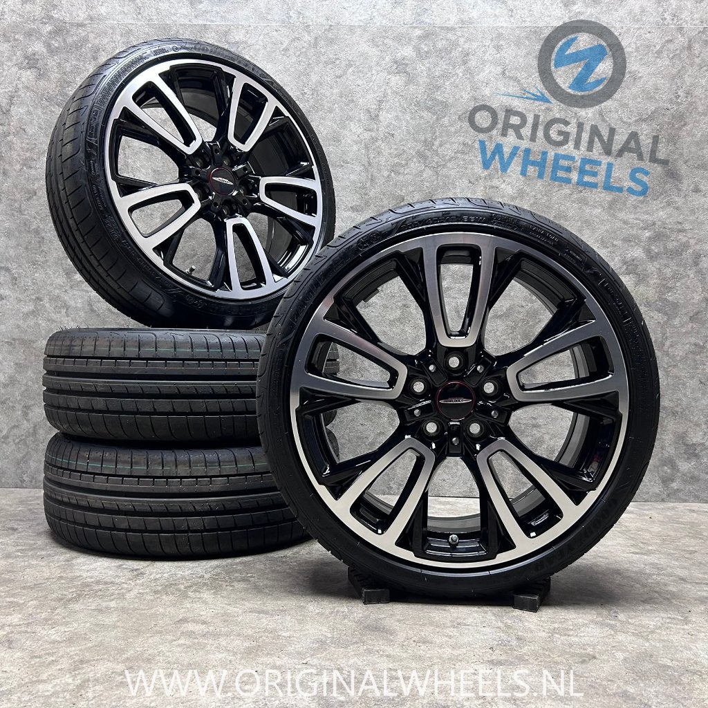 18 inch originele JCW Circuit Spoke velgen + zomerbanden, Auto-onderdelen, Banden en Velgen, 18 inch, Banden en Velgen, Mini, Nieuw