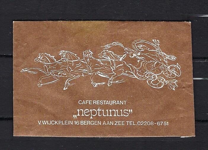 729 Bergen aan Zee cafe rest NEPTUNUS, Ophalen of Verzenden, Nederland