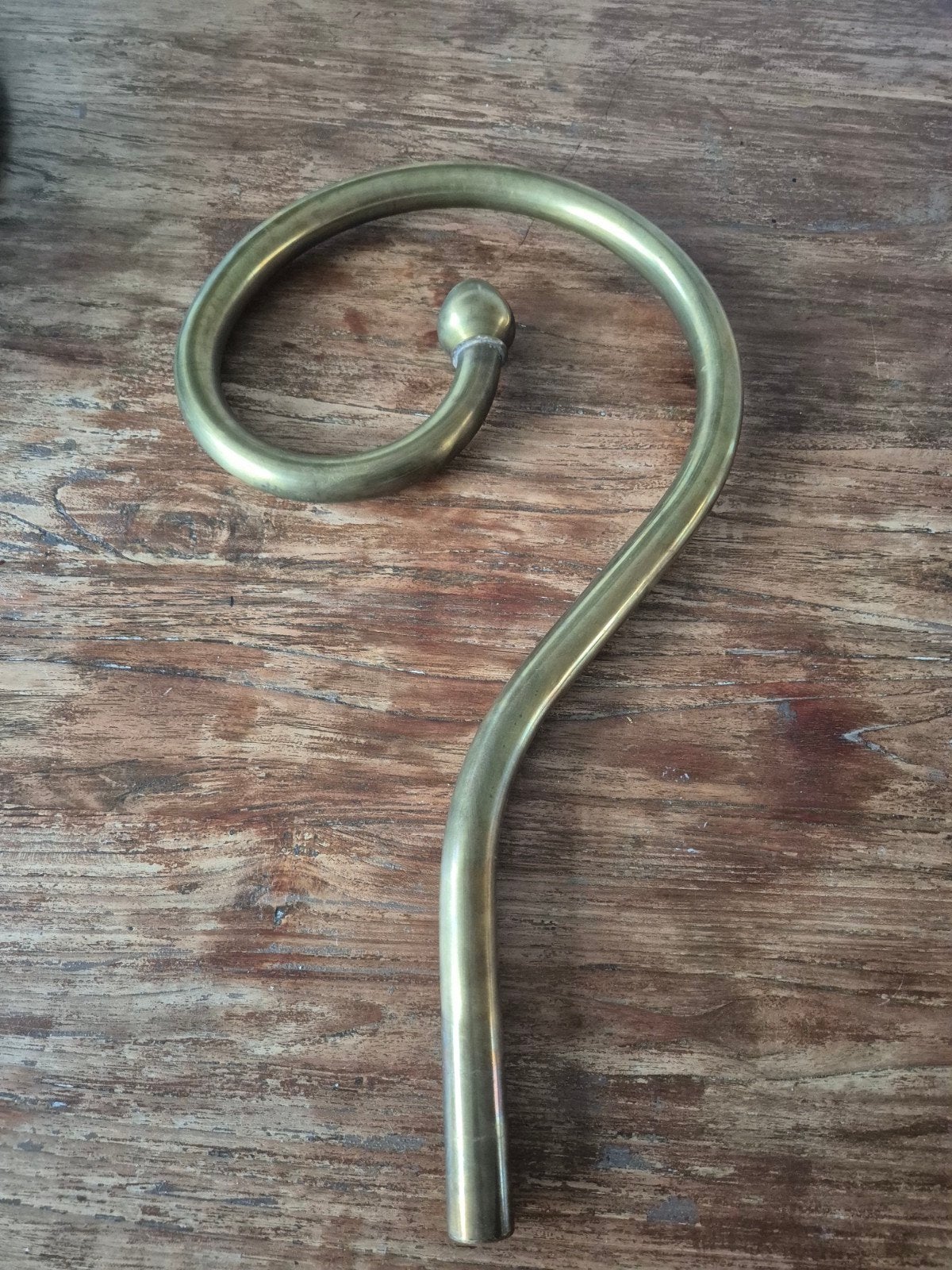 Zware bronzen staf van Sinterklaas (niet compleet), Ophalen of Verzenden, Brons