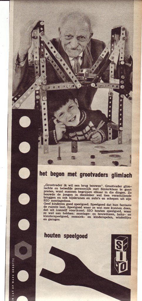 SIO Advertentie - uit Tijdschrift - 1958, Ophalen of Verzenden, 1940 tot 1960, Knipsel(s)