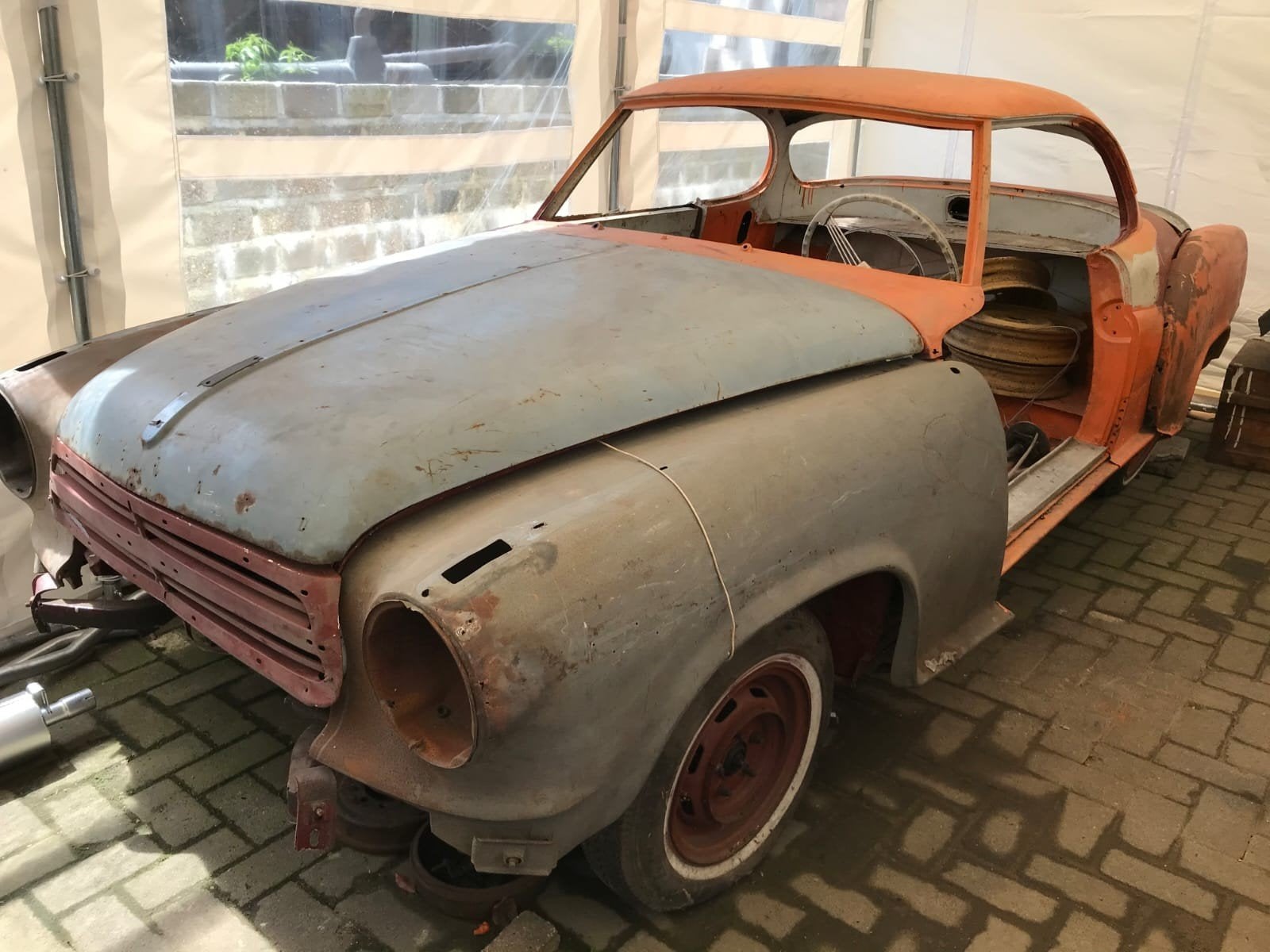 Goliath en Hansa carrosserie 3x en diverse onderdelen, Ophalen, Bumper