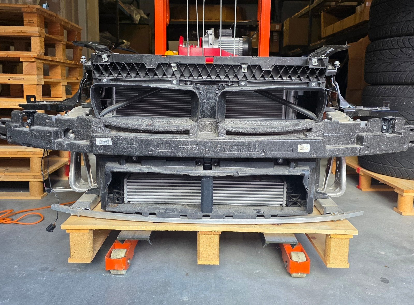 BMW F46 218i B38 compleet voorfront koelerpakket radiateur, Ophalen, Gebruikt, -, -