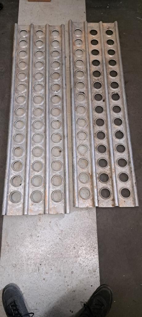 Rijplaten aluminium 4x4, Ophalen
