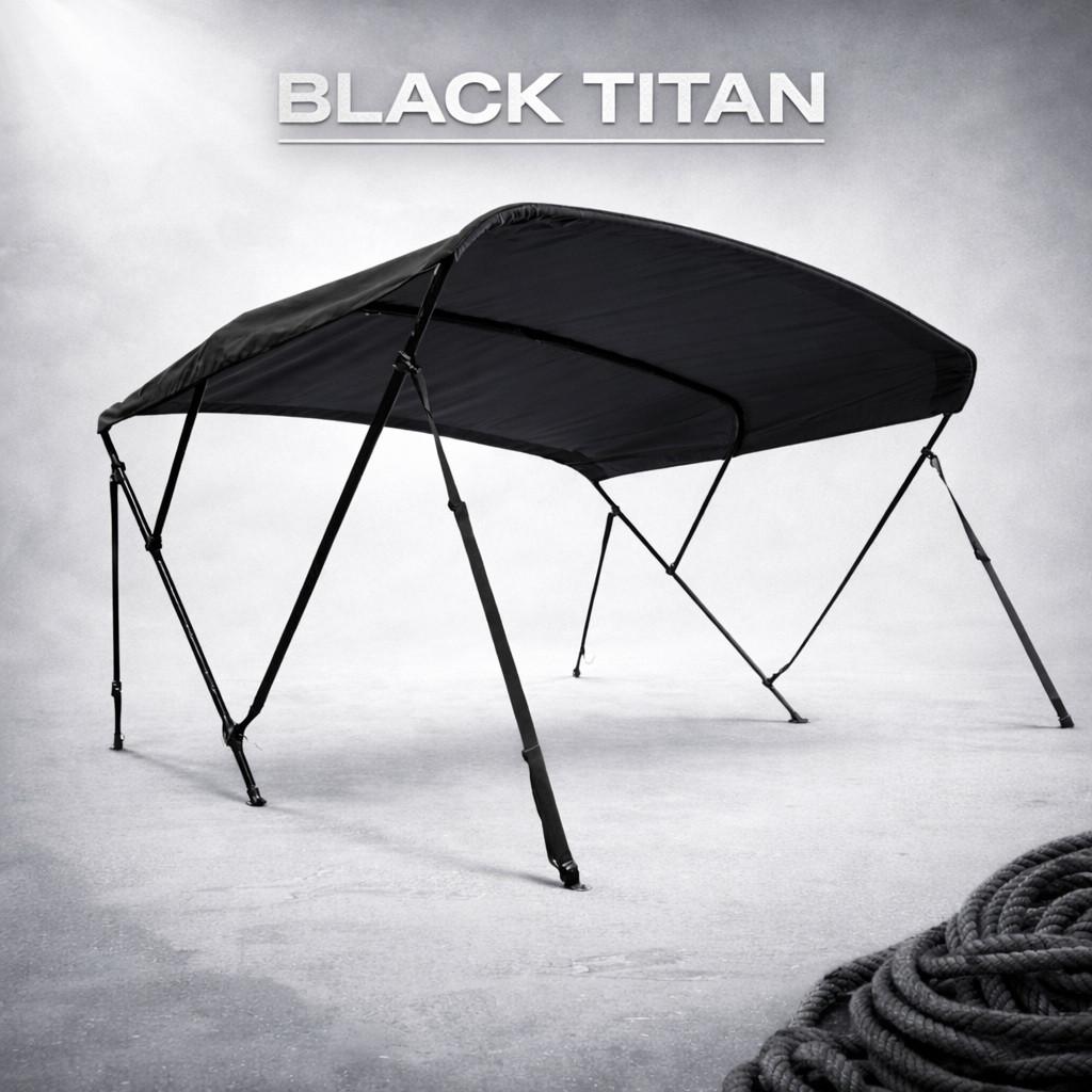 Black Titan Biminitop Zwart | Premium Look | Diverse Maten, Watersport en Boten, Laakweg Nijkerkerveen, Overige typen, Nieuw, Ophalen of Verzenden