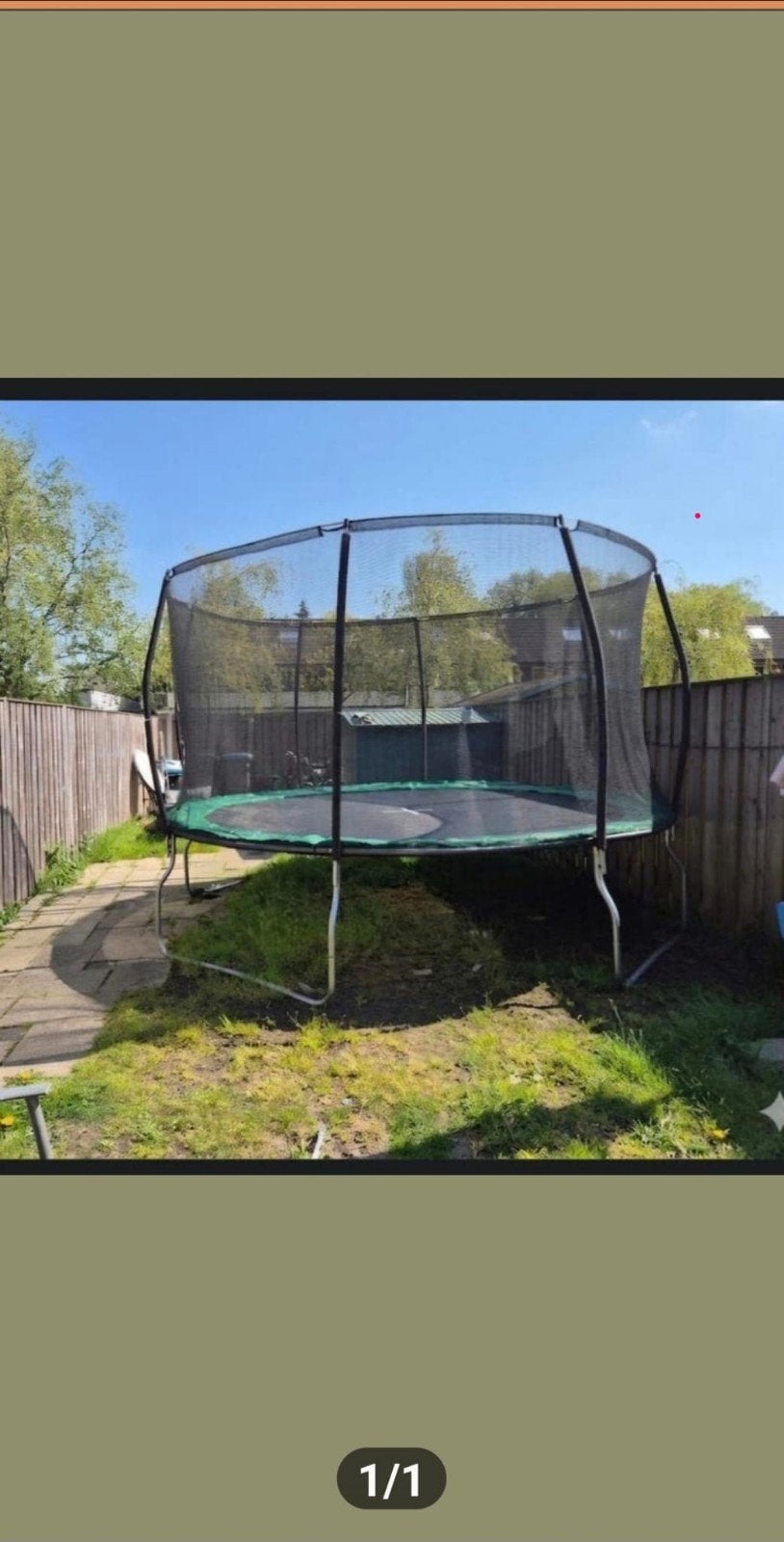 Trampoline 4 meter, Kinderen en Baby's, Speelgoed | Buiten | Trampolines, Gebruikt, Ophalen of Verzenden