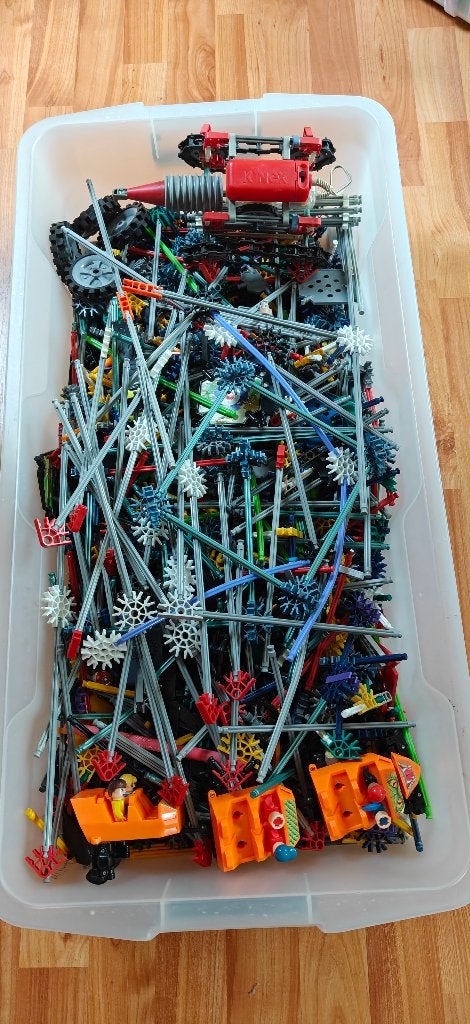 Knex mix o.a. screamin serpent achtbaan, Ophalen, Gebruikt, K'nex
