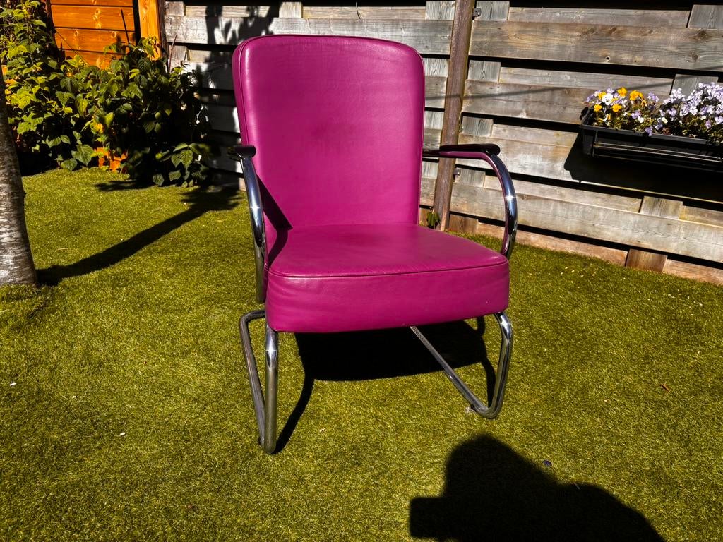 Tubax peutie paars, buisstoel, Huis en Inrichting, Ophalen, Zo goed als nieuw, 75 tot 100 cm, Minder dan 50 cm