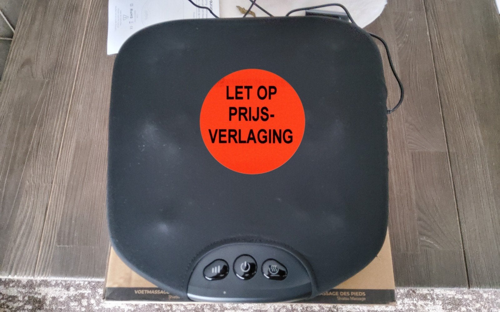 Acuronic Voetmassageapparaat met Shiatsu en Warmtefunctie, Verzenden, Nieuw, Apparaat