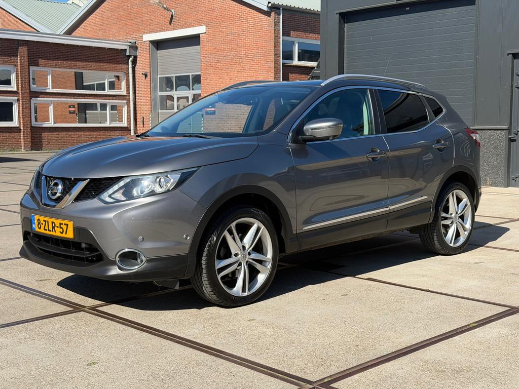 Nissan Qashqai 1.6 Tekna Leder Pano Keyless 360 Trekhaak NAP, Auto's, Voorwielaandrijving, 1618 cc, Gebruikt, 4 cilinders