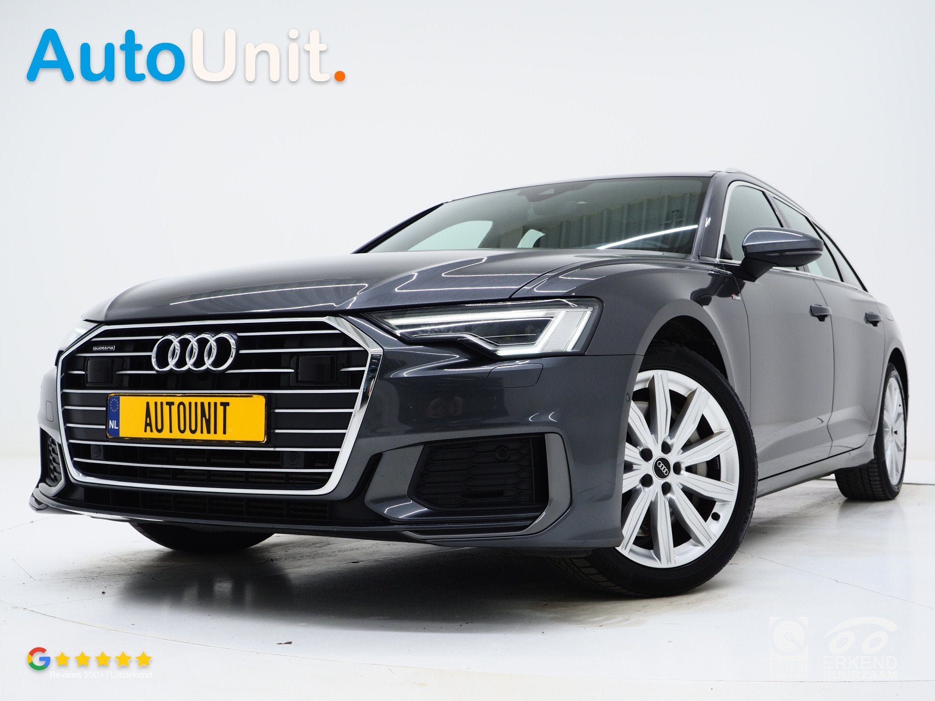 Audi A6 Avant 50 TFSI e quattro S-Line | Panoramadak | Trekh, Auto's, Audi, Automaat, Gebruikt, Zwart, 4 cilinders