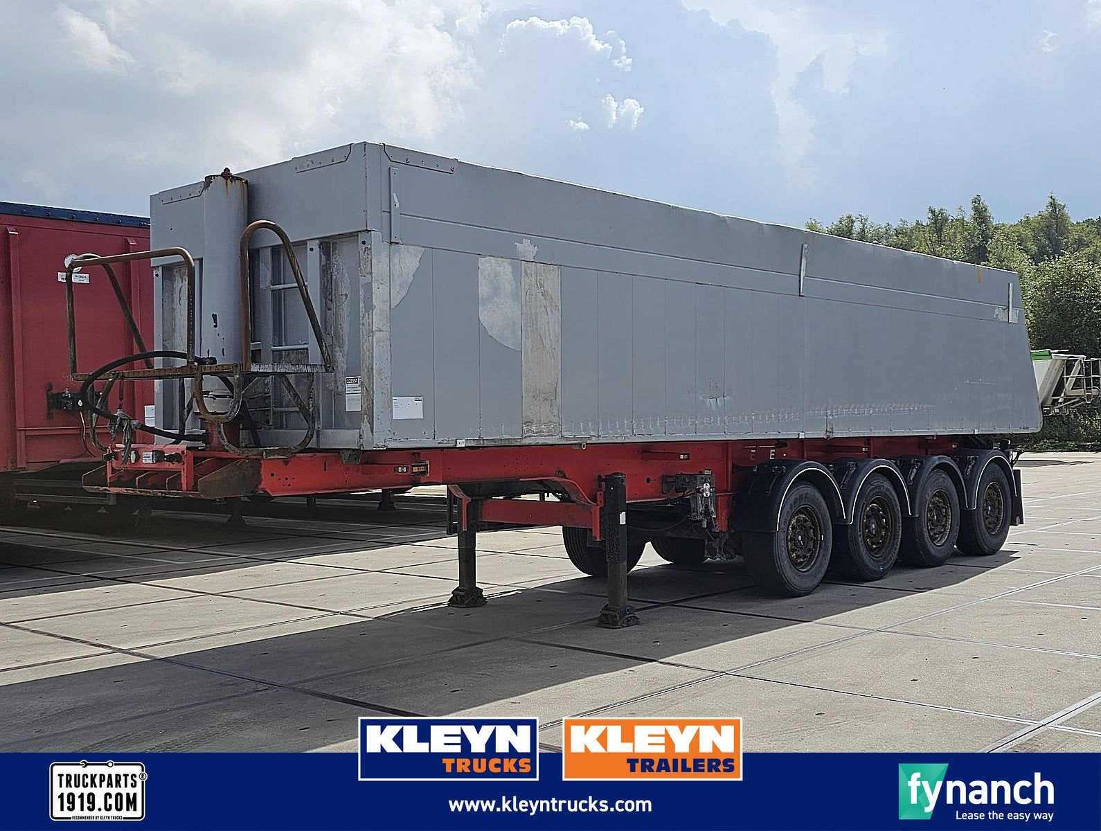 KELBERG 4 AXLE ALU TIPPER 48t total 36m3, Auto's, Vrachtwagens, Overige kleuren, Bedrijf, Aanhangers en Opleggers, Te koop