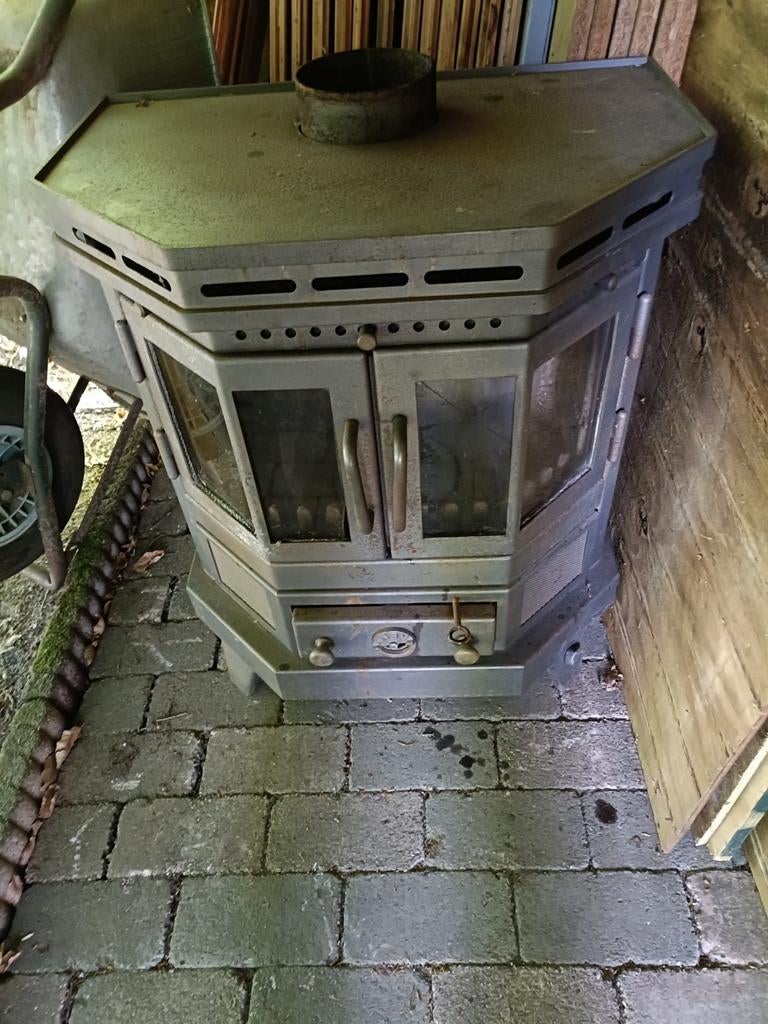 Reny houtkachel, Huis en Inrichting, Ophalen, Gebruikt, Hout, Houtkachel