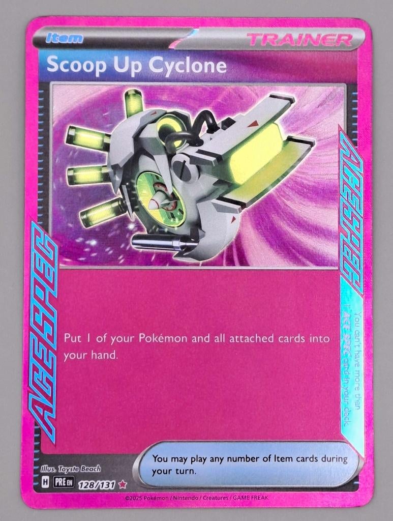 Scoop Up Cyclone PRE 128, Ophalen of Verzenden, Zo goed als nieuw, Losse kaart, Foil