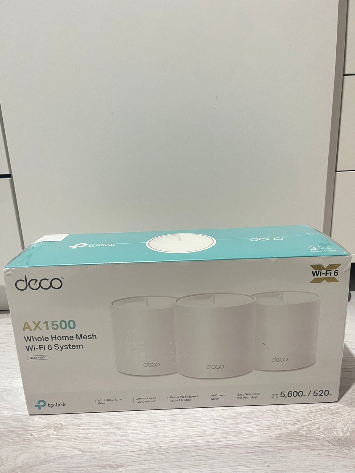 TP-Link Deco X1500 Mesh Wi-Fi 6 System (3-pack), Verzenden, Nieuw, TP-Link