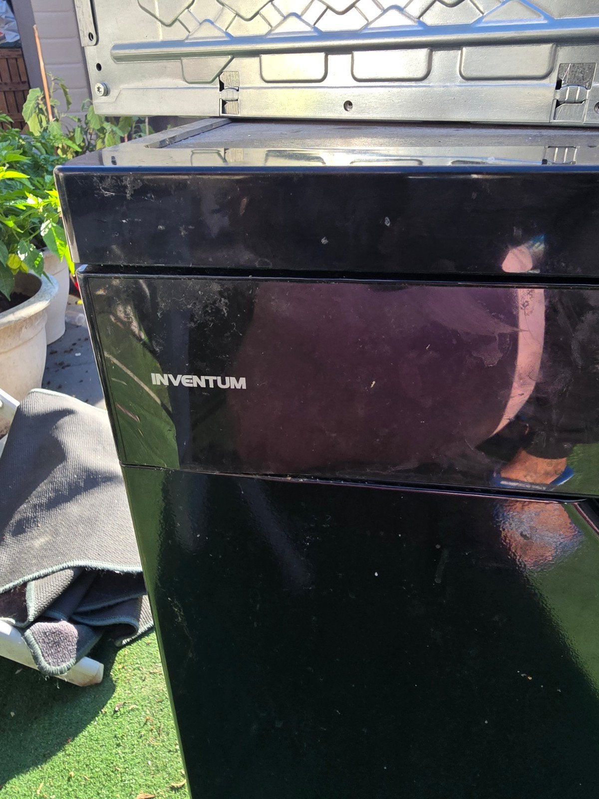 Inventum Vrijstaande Vaatwasser - Zwart, Witgoed en Apparatuur, Vaatwasmachines, Gebruikt, 60 cm of meer, Ophalen of Verzenden
