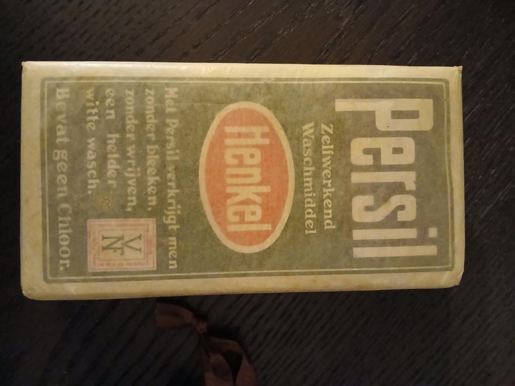 Origineel ongeopend pak Persil waspoeder uit 1920, Antiek en Kunst, Ophalen of Verzenden