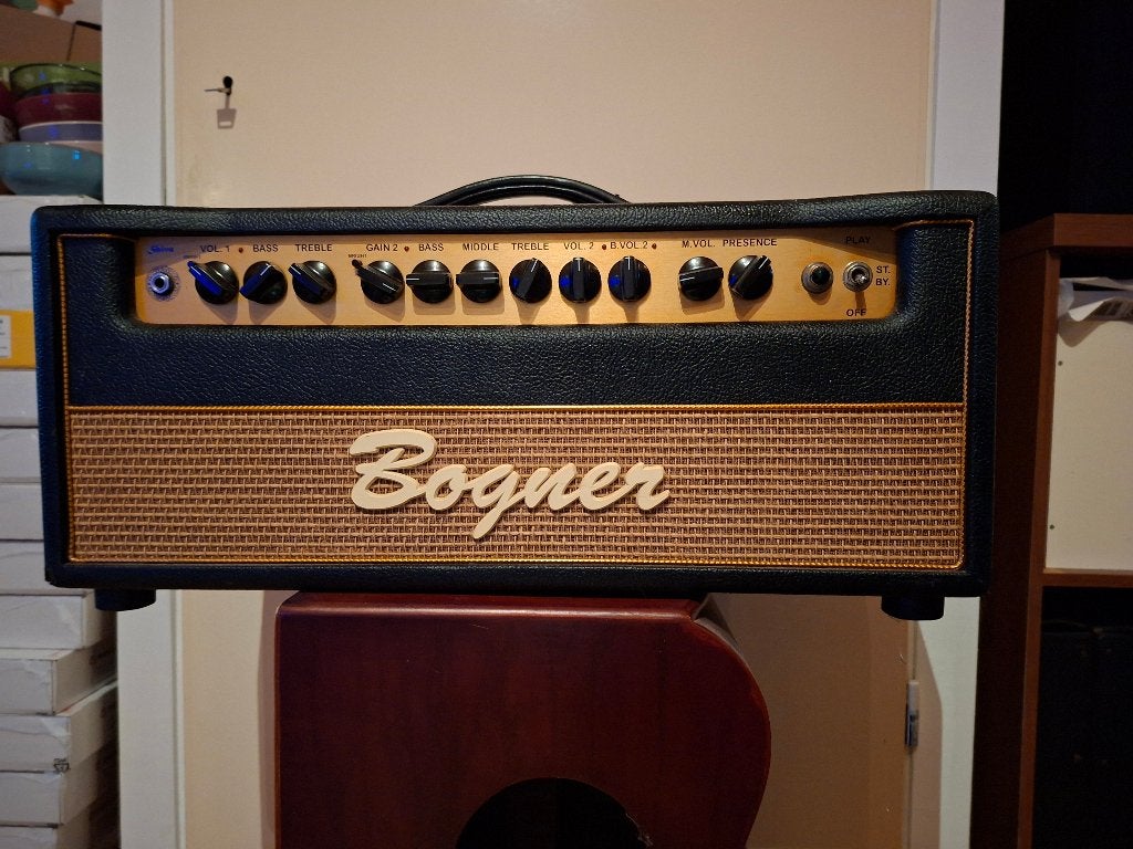 Bogner Shiva El34 Head Reverb met KT77, Ophalen, Gebruikt, Gitaar, 50 tot 100 watt